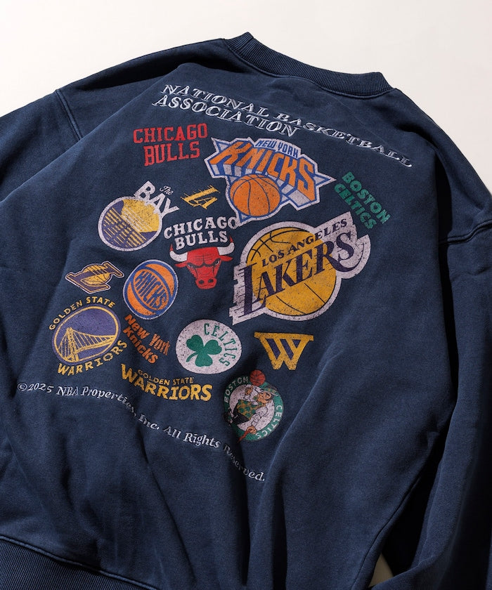 FREAK'S STORE NBA Special Order Random Team Back Logo Print Sweatshirt 隨機球隊標誌大學T