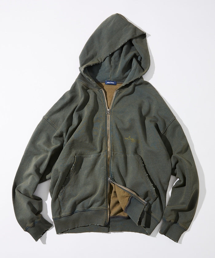 NAUTICA Mix Color 拉鍊連帽外套 Mix Color Indigo Sweat Zip Hoodie