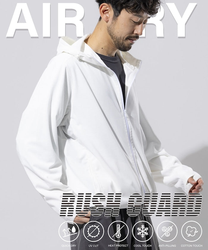 FREAK'S STORE AIRDRY High-performance Material Rashguard Zip-up Hoodie 防曬拉鍊外套