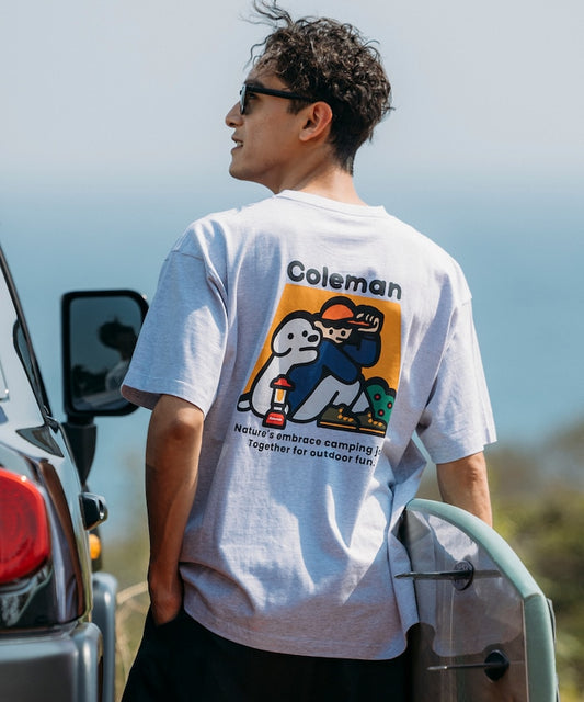 Coleman × Matsui hug II SS TEE back print crew neck short 印花短袖T恤