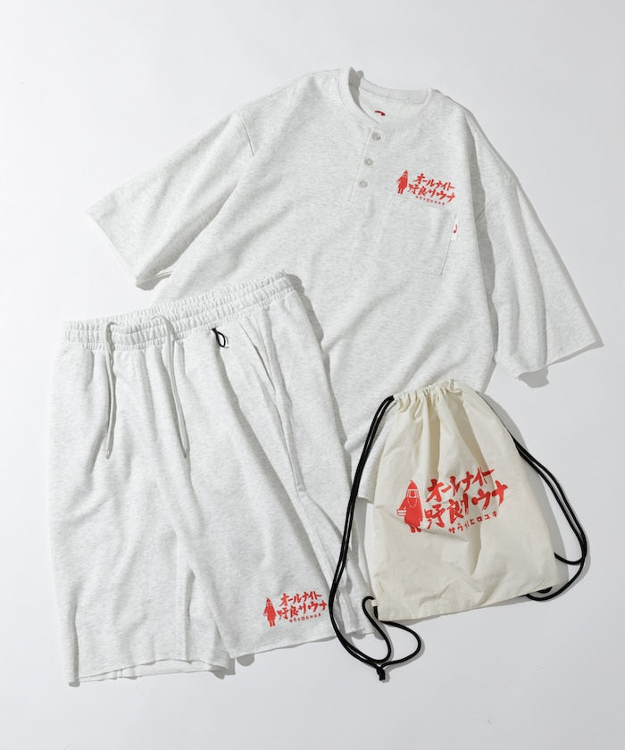 FREAK'S STORE x SAUVENIR x KANNAIGI Fleece Indoor Setup with Knapsack 限定口袋短袖套裝組(附背包)