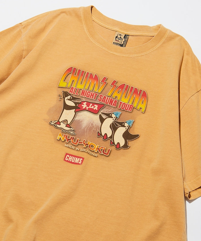CHUMS限定 ALL NIGHT SAUNA TOUR 短袖T恤上衣