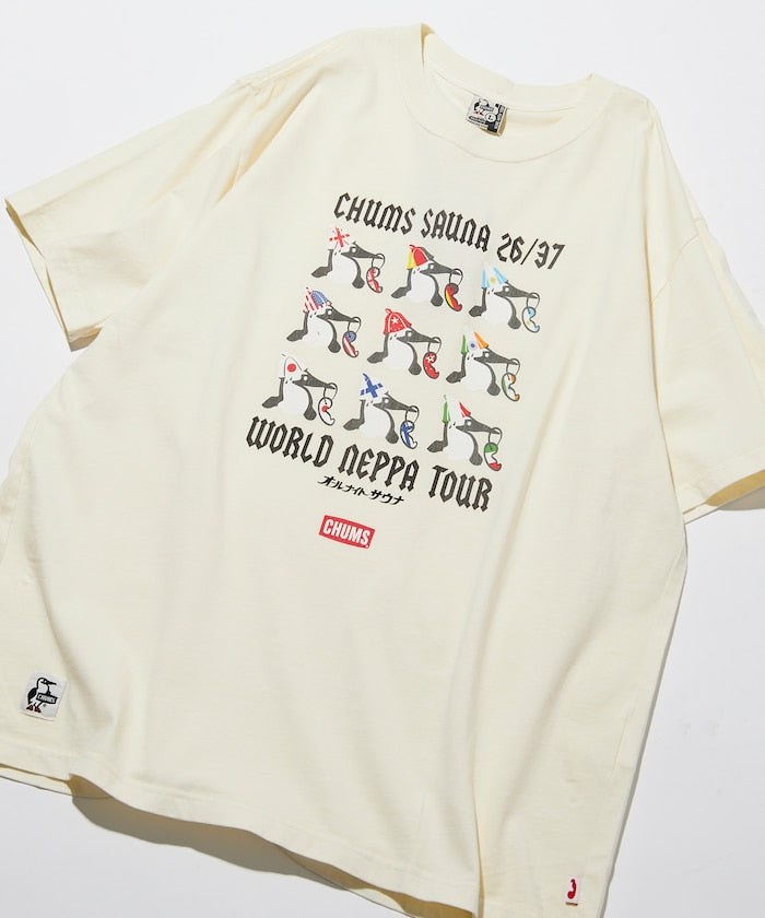 CHUMS限定 WORLD NEPPA TOUR 短袖T恤上衣