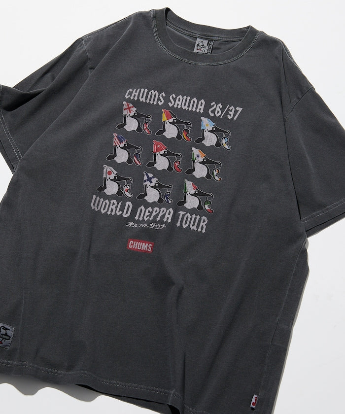 CHUMS限定 WORLD NEPPA TOUR 短袖T恤上衣