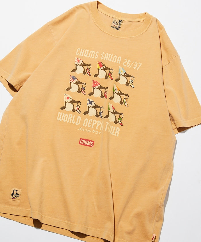 CHUMS限定 WORLD NEPPA TOUR 短袖T恤上衣