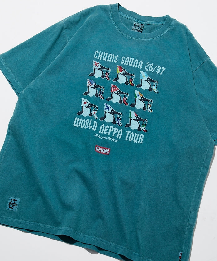 CHUMS限定 WORLD NEPPA TOUR 短袖T恤上衣