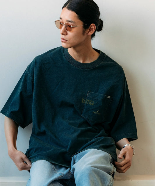 NAUTICA Mix Color Indigo S/S Tee 混色短袖T恤上衣