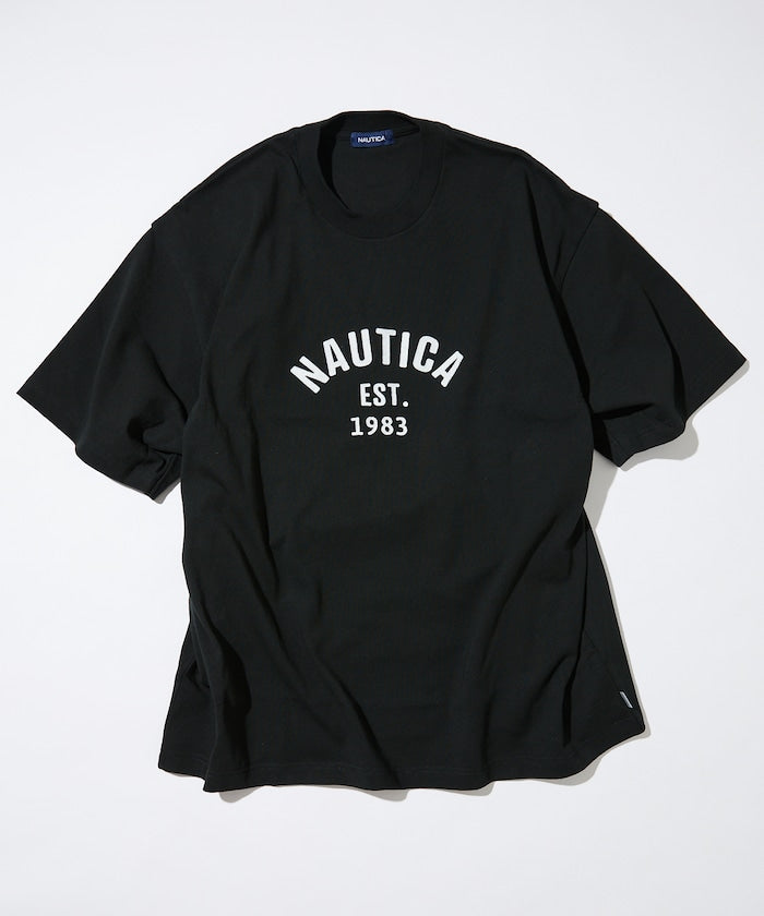 NAUTICA Felt Patch Arch Logo S/S Tee 毛氈拱形LOGO短袖T恤上衣