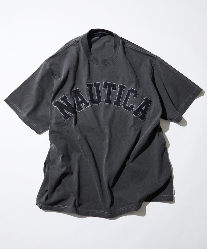 NAUTICA Pigment Dyed Arch Logo S/S Tee 復古染色拱形LOGO短袖T恤上衣