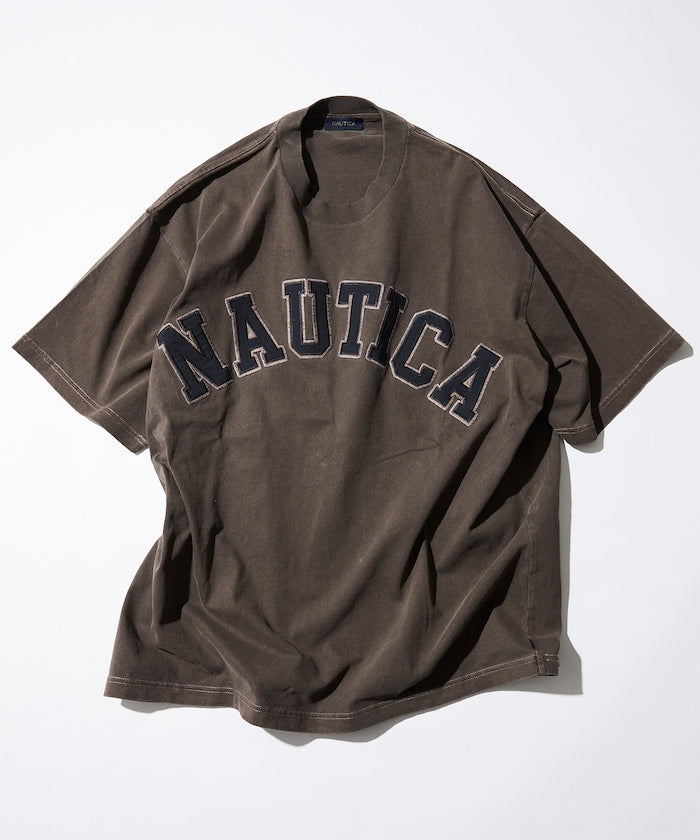 NAUTICA Pigment Dyed Arch Logo S/S Tee 復古染色拱形LOGO短袖T恤上衣
