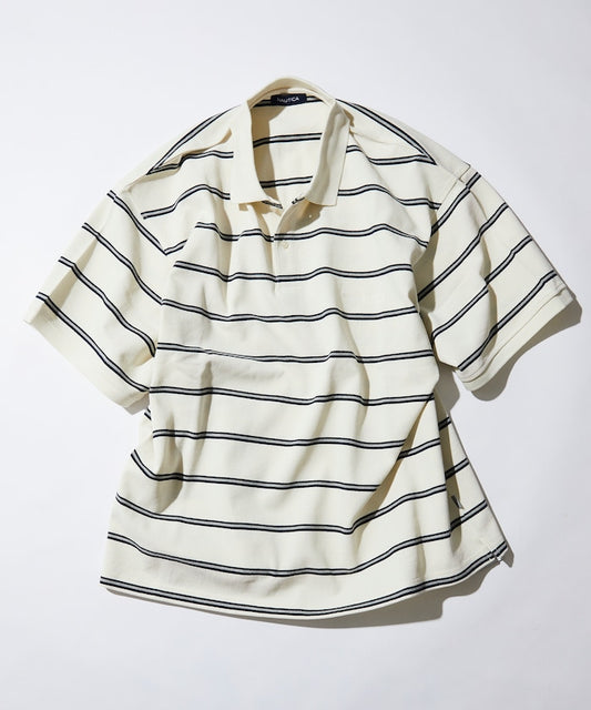 NAUTICA Border Polo Shirt 條紋短袖POLO衫