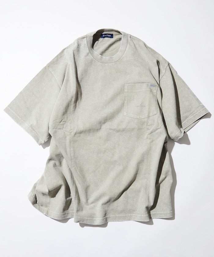 NAUTICA Bleach Washed Hidden Logo S/S PKT Tee 漂染隱藏LOGO短袖口袋T恤上衣
