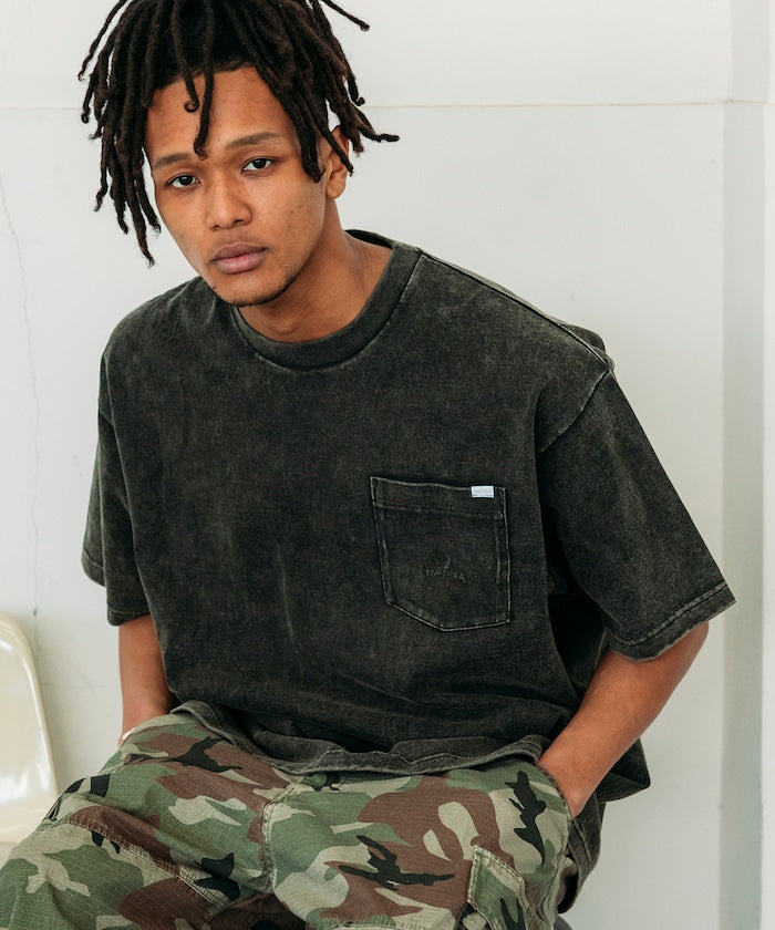 NAUTICA Bleach Washed Hidden Logo S/S PKT Tee 漂染隱藏LOGO短袖口袋T恤上衣