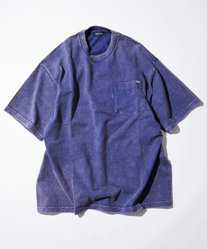 NAUTICA Bleach Washed Hidden Logo S/S PKT Tee 漂染隱藏LOGO短袖口袋T恤上衣