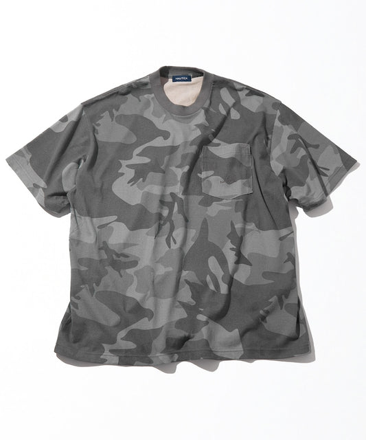 NAUTICA hidden logo camouflage pocket T-shirt 迷彩短袖口袋T恤
