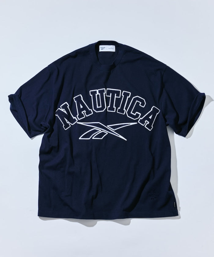 Reebok × NAUTICA 限定 雙品牌標誌圓領短袖T恤