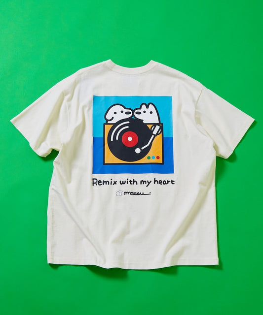 FREAK'S STORE matsui Record back print T-shirt 印花短袖T恤