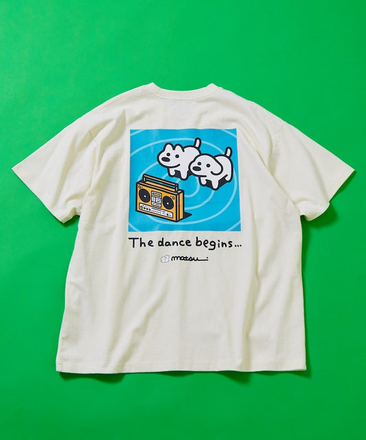 FREAK'S STORE matsui dancing back print T-shirt 印花短袖T恤