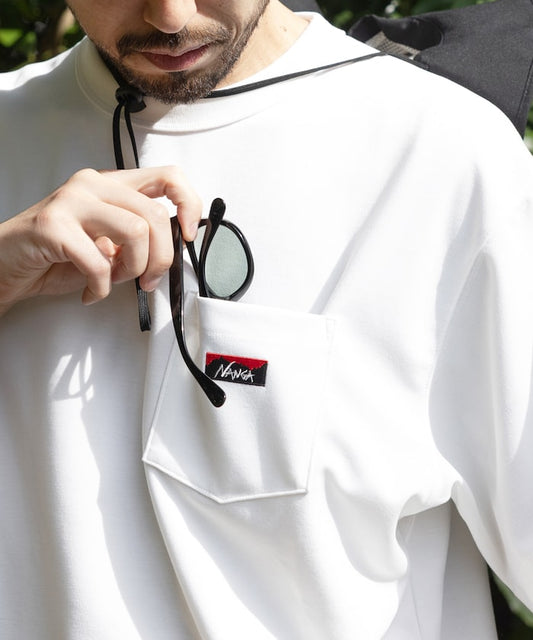 NANGA neo-PRO Relaxed Fit Spindle Pocket T-Shirt 口袋短袖T恤