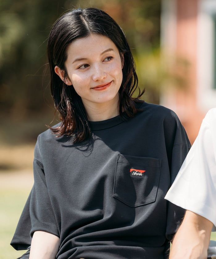 NANGA neo-PRO Relaxed Fit Spindle Pocket T-Shirt 口袋短袖T恤