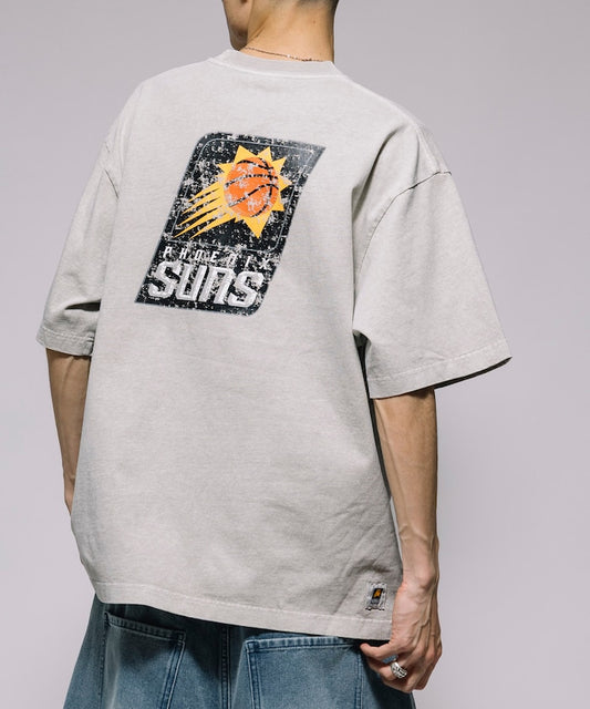 FREAK'S STORE NBA exclusive team back logo print crew neck T-shirt 球隊標誌短袖T恤