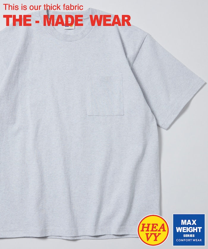FREAK'S STORE 10.5 oz. HEAVY WEIGHT short sleeve crew neck pocket T-shirt 寬版口袋短袖T恤