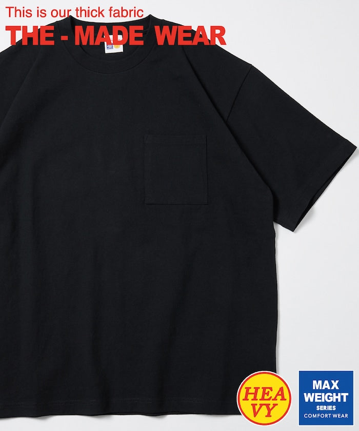 FREAK'S STORE 10.5 oz. HEAVY WEIGHT short sleeve crew neck pocket T-shirt 寬版口袋短袖T恤