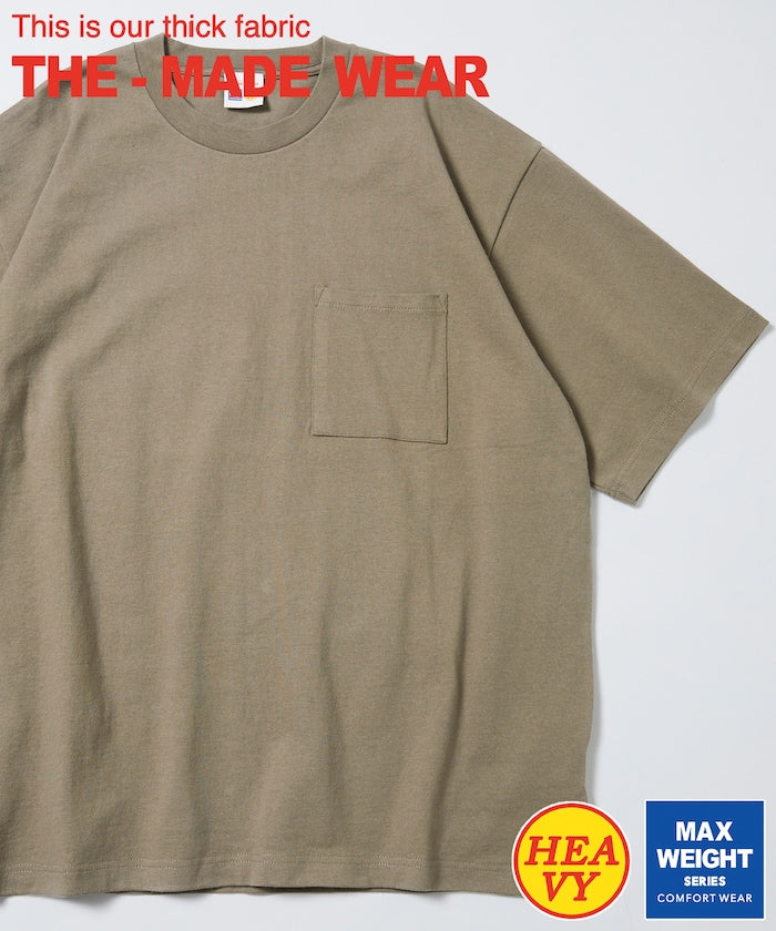 FREAK'S STORE 10.5 oz. HEAVY WEIGHT short sleeve crew neck pocket T-shirt 寬版口袋短袖T恤
