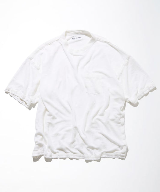 CAHLUMN French Linen Pocket T-Shirt 短袖針織口袋T恤