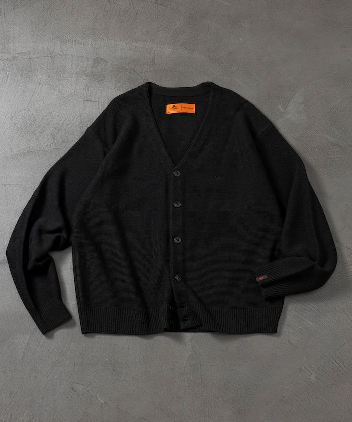 RED KAP Custom-made garter stitch solid Cardigan 針織開襟衫