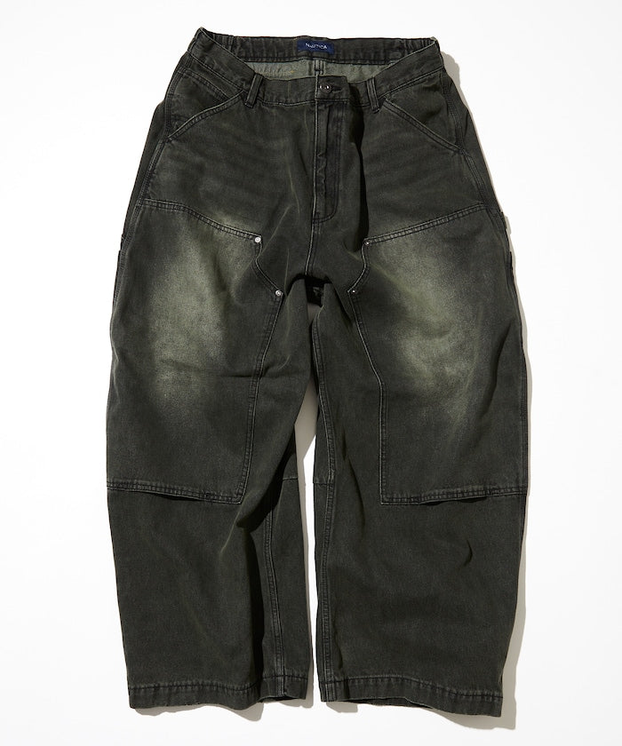 NAUTICA Super Wide Curve Double Knee Painter Pant 寬版錐形工裝單寧牛仔褲