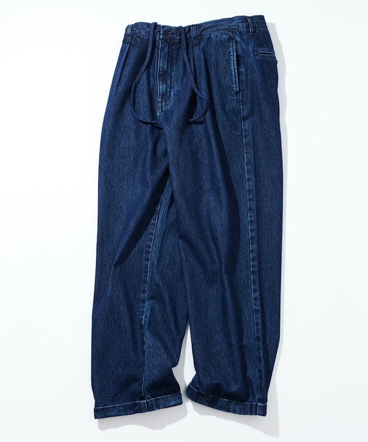 NAUTICA 復古雙摺牛仔長褲