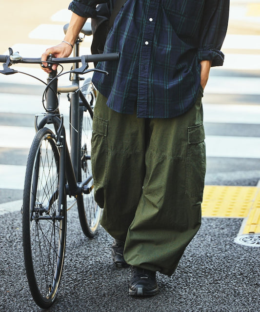 NAUTICA 復古寬鬆口袋工裝褲