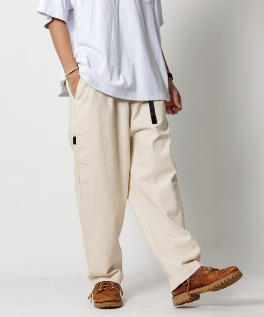 FREAK'S STORE Weaving Belt Denim pants 織帶鬆緊牛仔褲