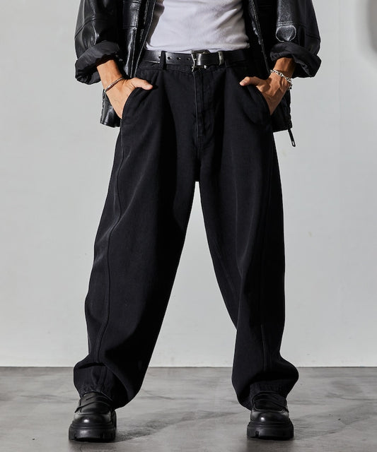 FREAK'S STORE 寬版曲線牛仔褲