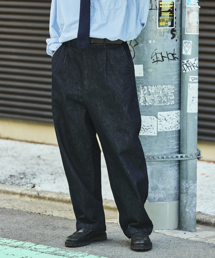 FREAK'S STORE Wide tapered Pants Slacks 寬鬆錐形牛仔褲