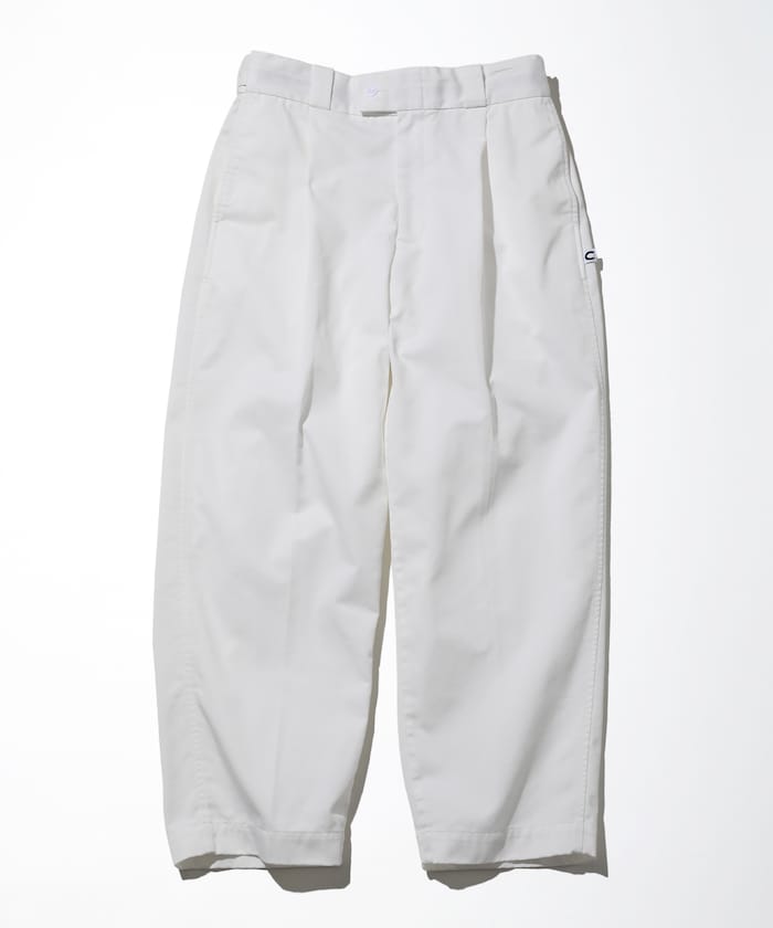 CAHLUMN TC Twill 1 Tuck Pants 斜紋布單摺長褲