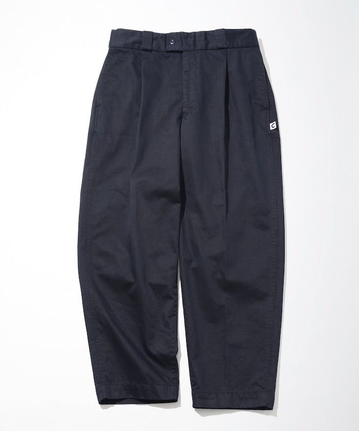 CAHLUMN TC Twill 1 Tuck Pants 斜紋布單摺長褲