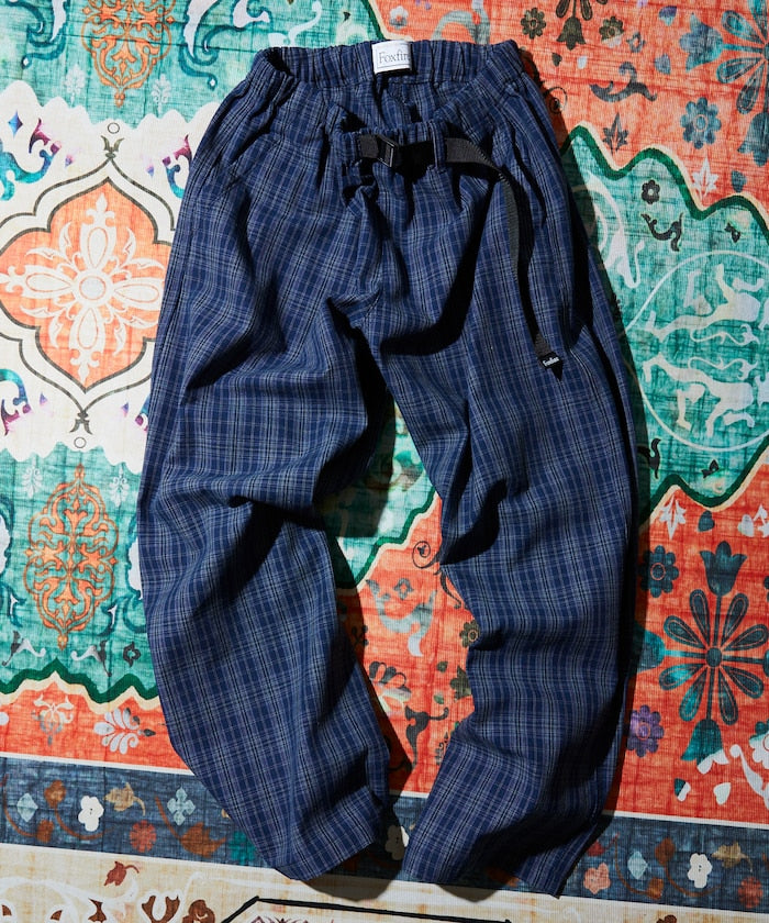FREAK'S STORE x Foxfire Fishing Satellite Pants 寬版格紋褲