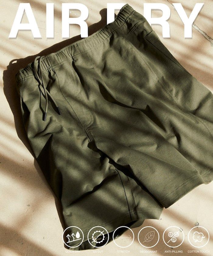 FREAK'S STORE AIRDRY 7.7 oz. Big silhouette easy-cut shorts 高機能休閒短褲