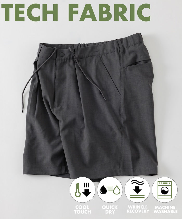 FREAK'S STORE Quick-drying material Relaxed fit Easy Pants 亞麻居家休閒短褲