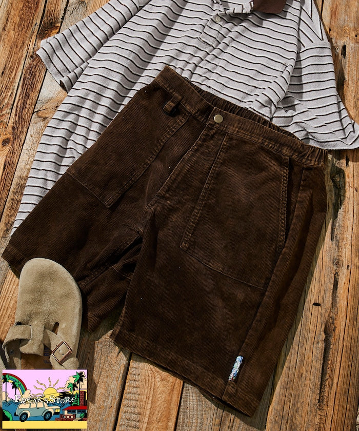FREAK'S STORE Beach & Festival Powder bleached summer corduroy shorts 夏季燈芯絨短褲