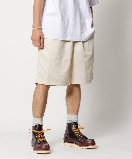 FREAK'S STORE Relaxed Fit Easy Twill Pants 寬版簡約休閒短褲