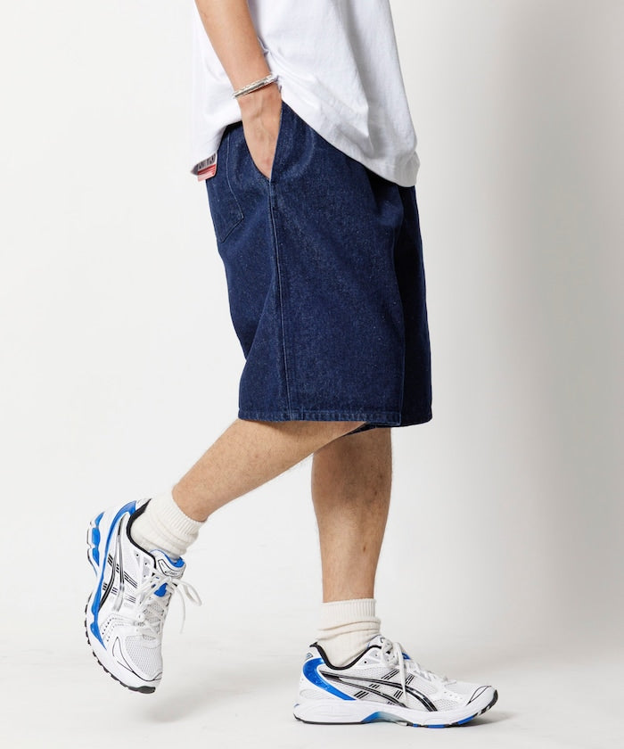FREAK'S STORE Relaxed fit denim easy Pants 寬版休閑牛仔短褲