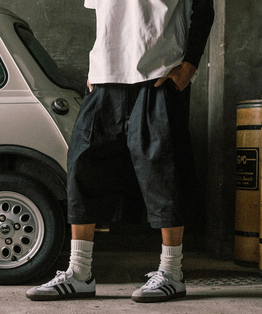 RED KAP 2TUCK BAGGY WIDE TWILL SHORTS PANTS 工裝短褲