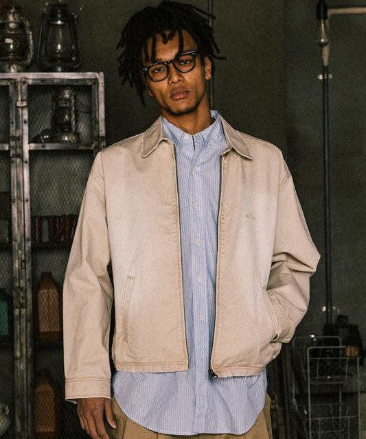 NAUTICA Garments Dyed Chino Zip Blouson SS 染色卡其布拉鍊短版外套 SS