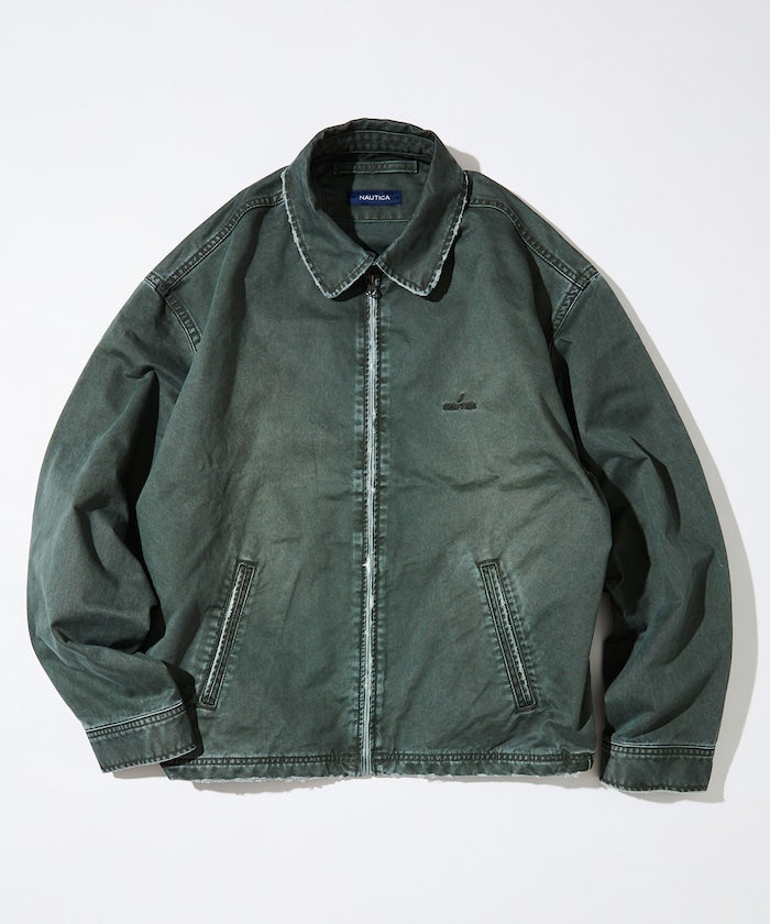 NAUTICA Garments Dyed Chino Zip Blouson SS 染色卡其布拉鍊短版外套 SS