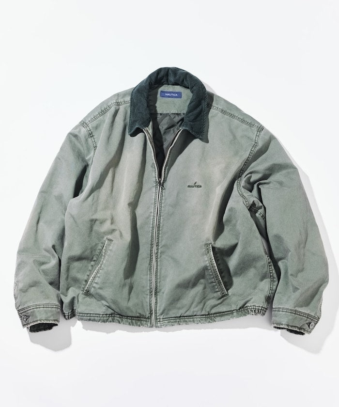 NAUTICA 復古刺繡LOGO鋪棉外套
