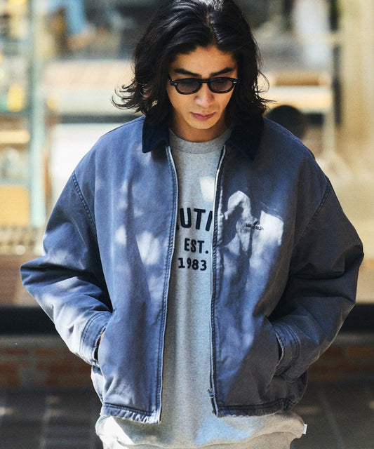 NAUTICA 復古刺繡LOGO鋪棉外套