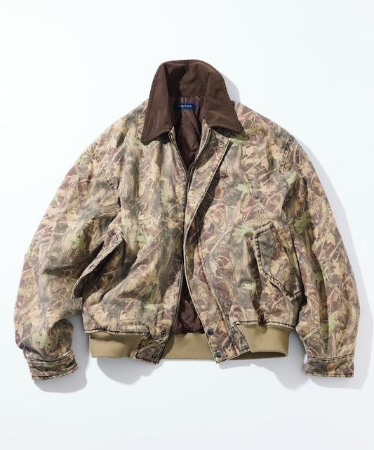 NAUTICA 復古迷彩飛行員夾克